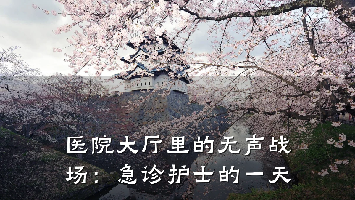 医院大厅里的无声战场:急诊护士的一天
